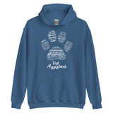 Vet Assistant Pawprint Unisex Hoodie-I love Veterinary