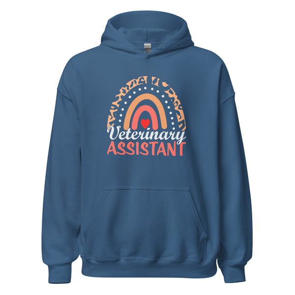 Veterinary Assistant Heart Unisex Hoodie-I love Veterinary