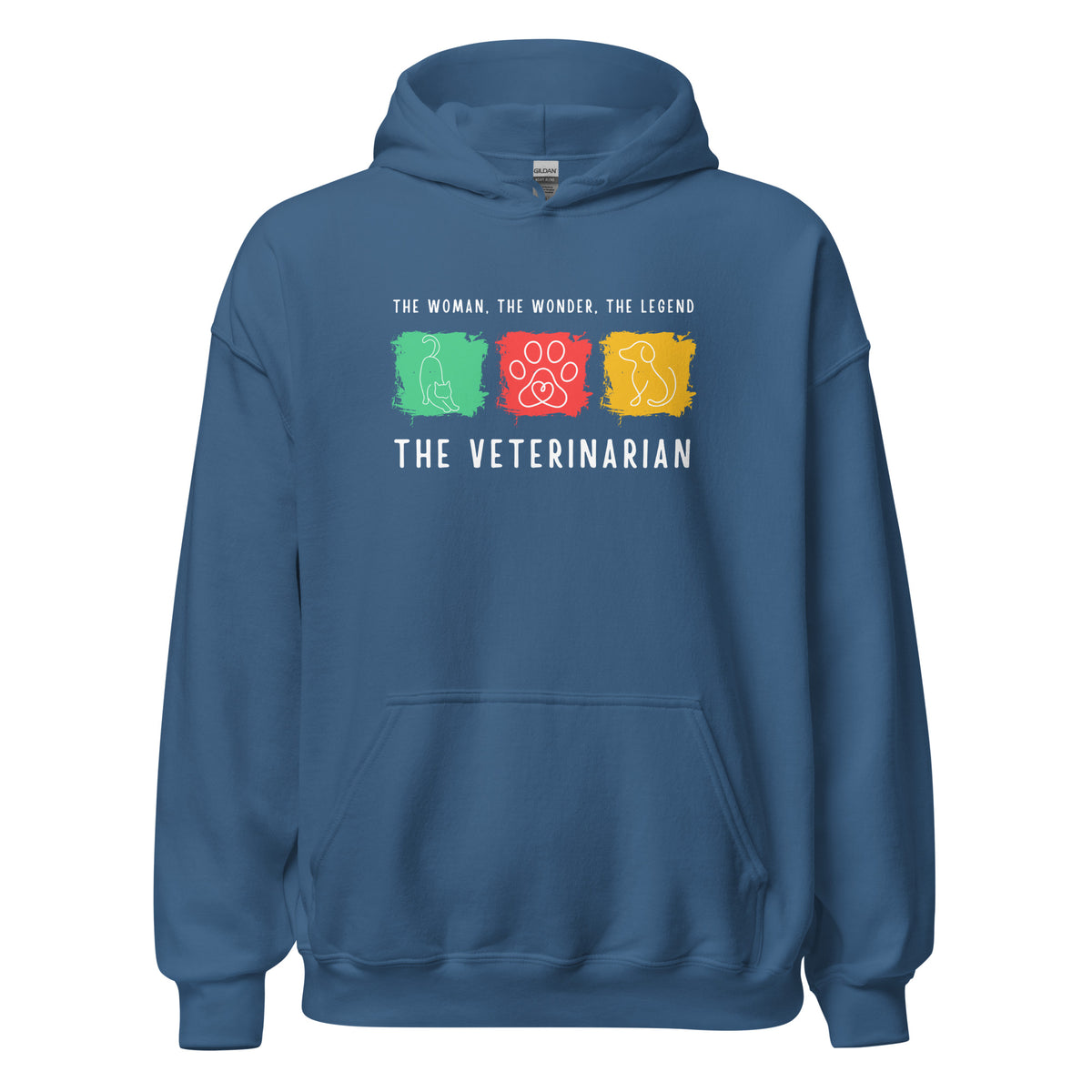 The woman, the wonder, the legend - the Veterinarian Unisex Hoodie-I love Veterinary