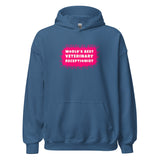 World's best veterinary receptionist color splash Unisex Hoodie-I love Veterinary