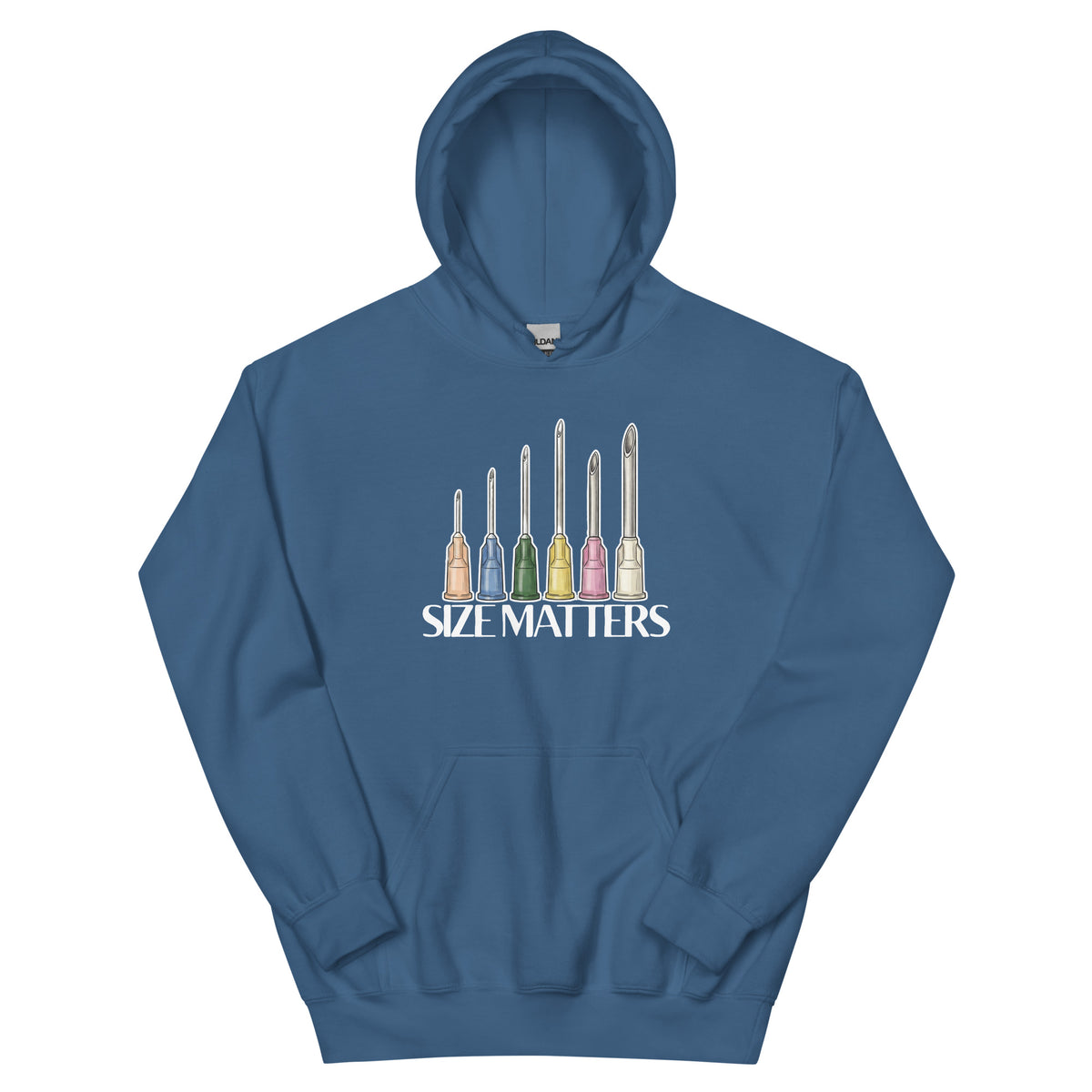 Size matters Unisex Hoodie-I love Veterinary