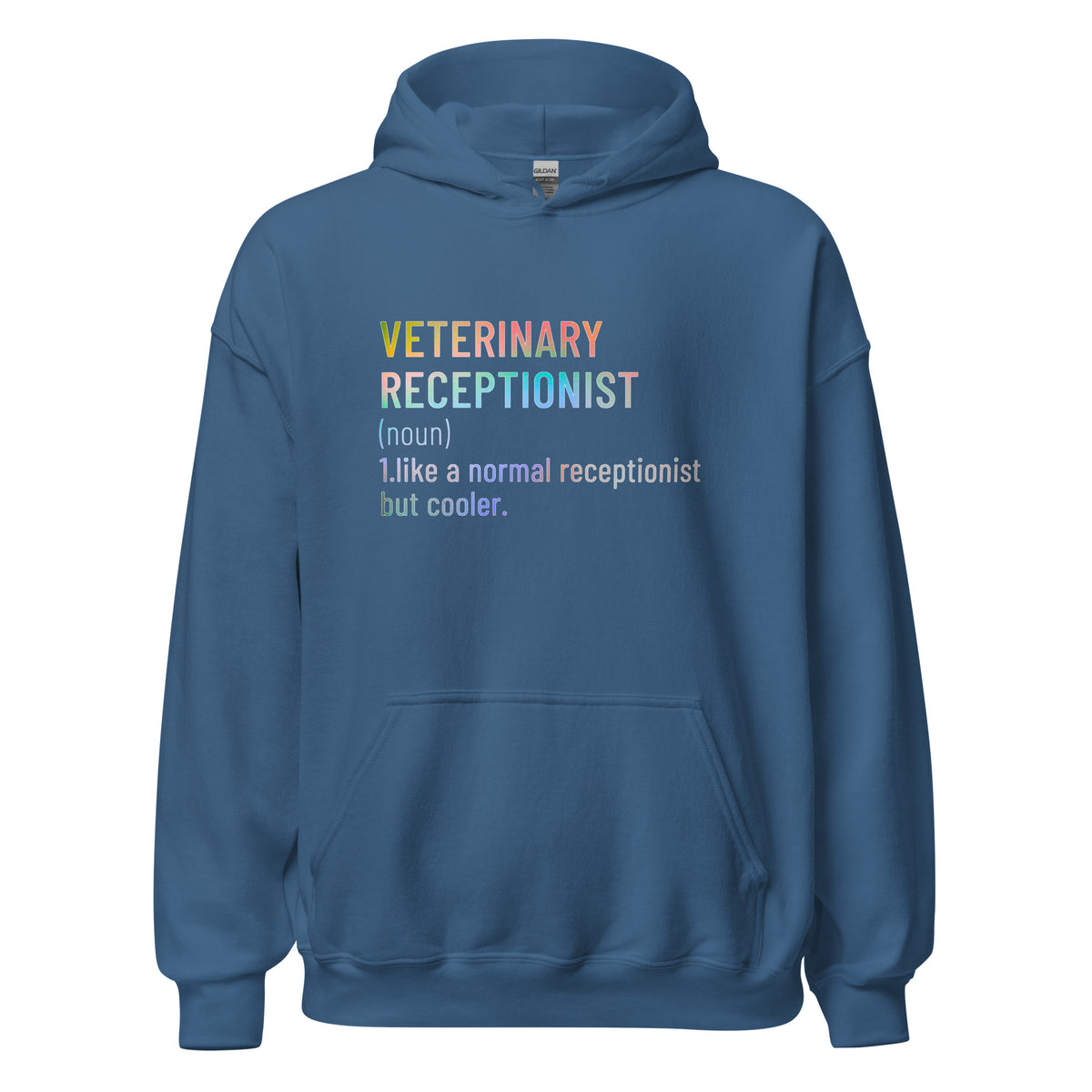 Veterinary receptionist definition Unisex Hoodie-I love Veterinary