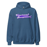 Veterinary Receptionist Unisex Hoodie-I love Veterinary