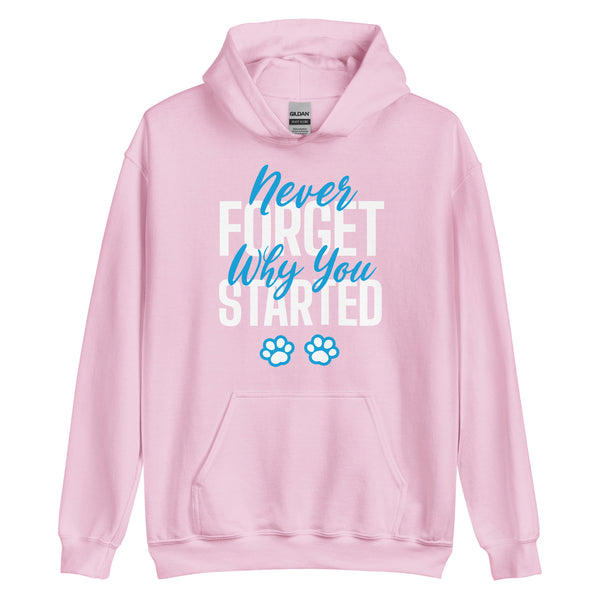 Never forget why you started Unisex Hoodie-Unisex Hoodie | Gildan 18500-I love Veterinary