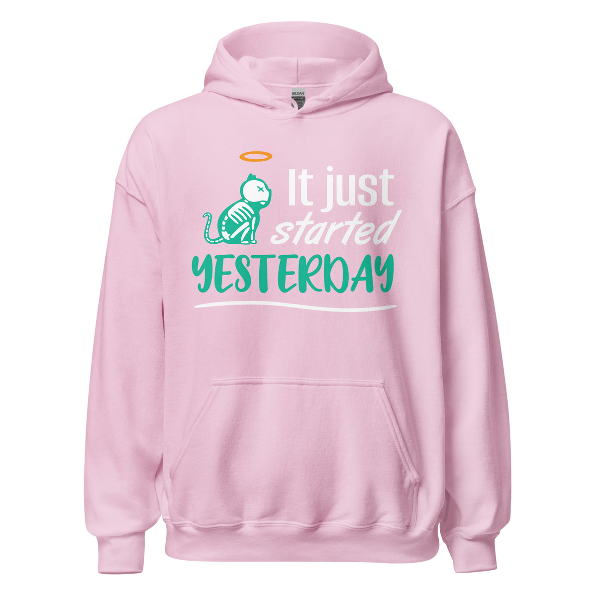 It just started yesterday Unisex Hoodie-Unisex Hoodie | Gildan 18500-I love Veterinary