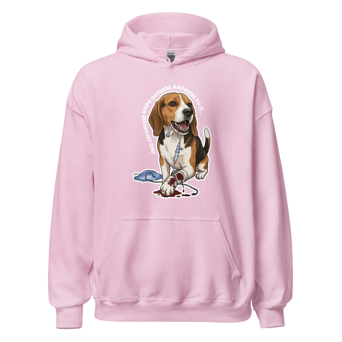 Nice catheter! Unisex Hoodie-I love Veterinary