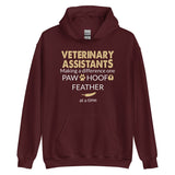 Vet Assistant Making a Difference Unisex Hoodie-Unisex Hoodie | Gildan 18500-I love Veterinary