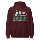 It just started yesterday Unisex Hoodie-Unisex Hoodie | Gildan 18500-I love Veterinary