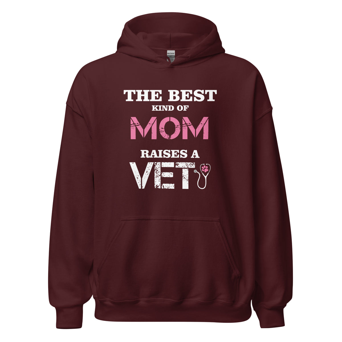 The best kind of Mom raises a Veterinarian Unisex Hoodie-Unisex Hoodie | Gildan 18500-I love Veterinary