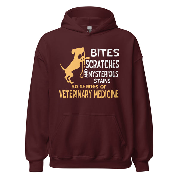 50 Shades of Veterinary Medicine Unisex Hoodie-I love Veterinary
