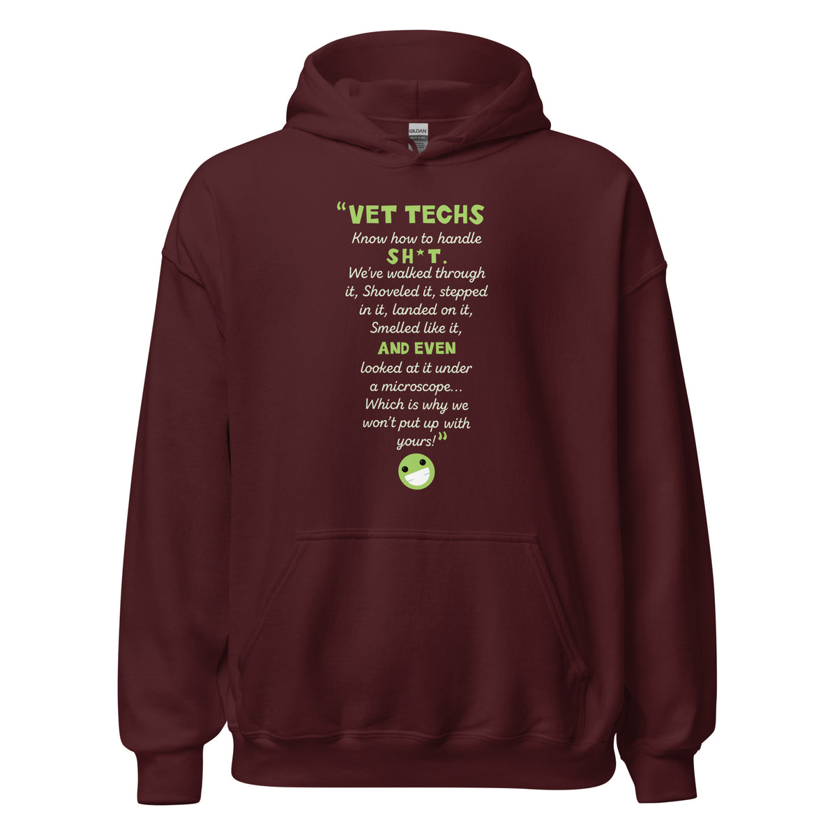 Know how to handle it Unisex Hoodie-I love Veterinary