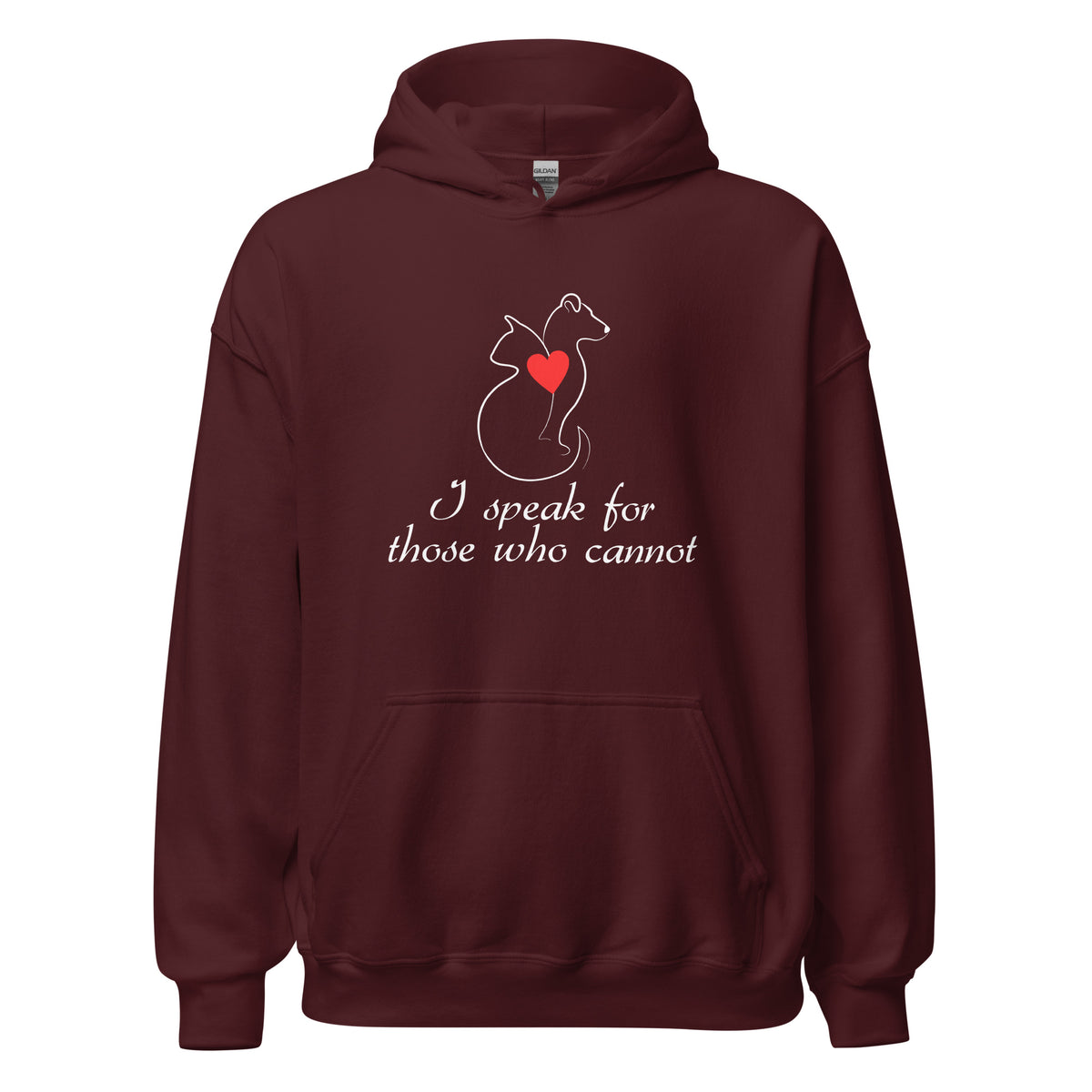 I speak for those who cannot Unisex Hoodie-I love Veterinary