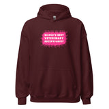World's best veterinary receptionist color splash Unisex Hoodie-I love Veterinary