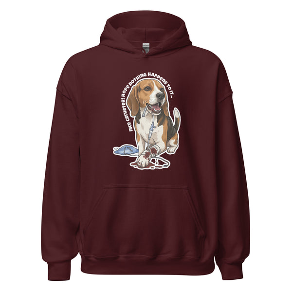 Nice catheter! Unisex Hoodie-I love Veterinary