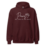 Paws and enjoy the little things Unisex Hoodie-I love Veterinary