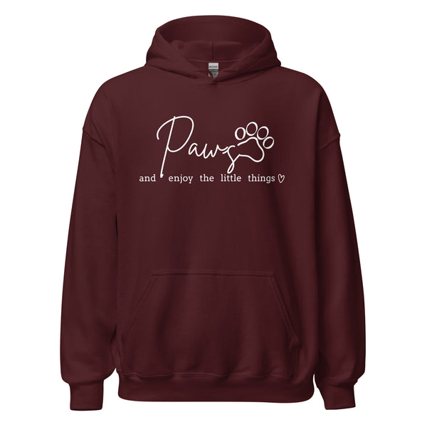 Paws and enjoy the little things Unisex Hoodie-I love Veterinary