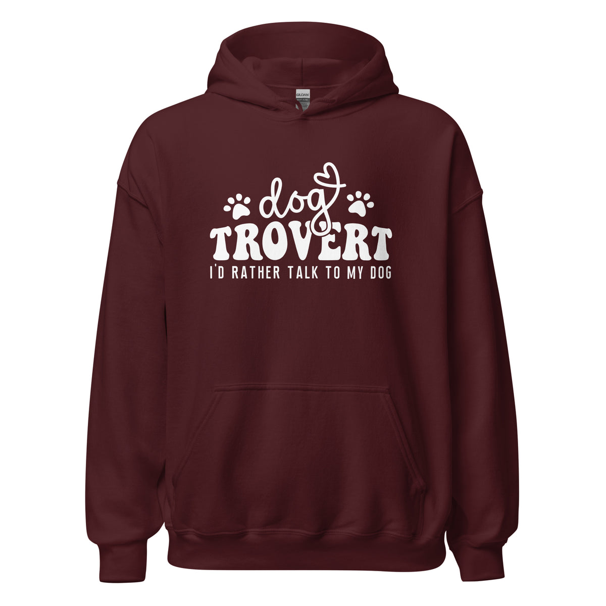 I'd rather talk to my Dog Unisex Hoodie-I love Veterinary
