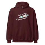 I can't fix crazy but I can sedate it Unisex Hoodie-I love Veterinary
