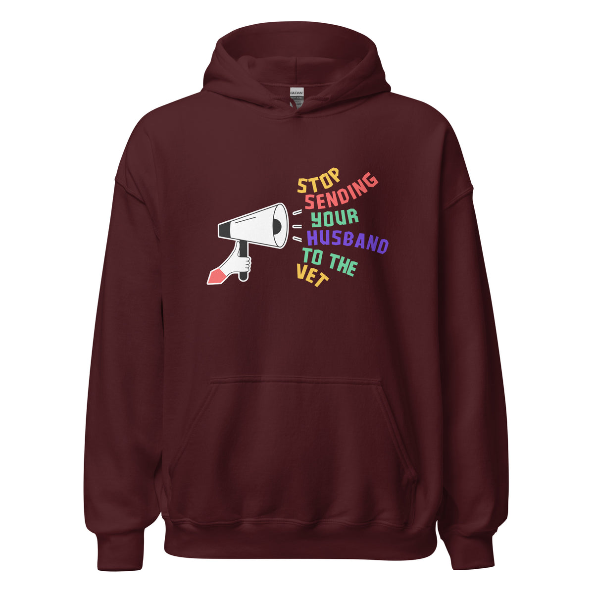 Stop sending your husband to the vet Unisex Hoodie-I love Veterinary