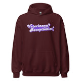 Veterinary Receptionist Unisex Hoodie-I love Veterinary