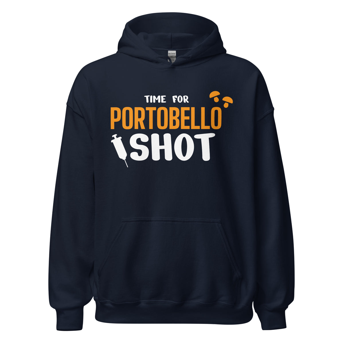 Time for Portobello shot Unisex Hoodie-Unisex Hoodie | Gildan 18500-I love Veterinary