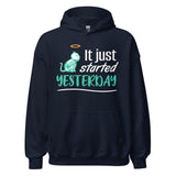 It just started yesterday Unisex Hoodie-Unisex Hoodie | Gildan 18500-I love Veterinary