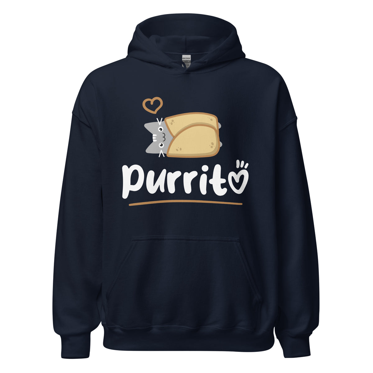 Purritto Unisex Hoodie-Unisex Hoodie | Gildan 18500-I love Veterinary