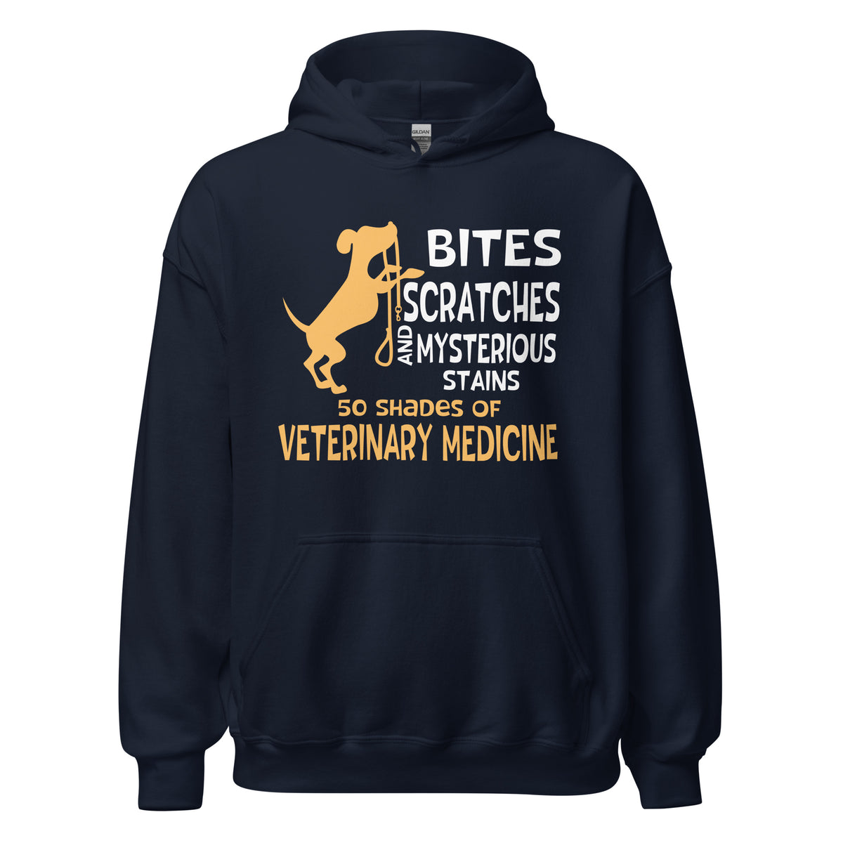 50 Shades of Veterinary Medicine Unisex Hoodie-I love Veterinary
