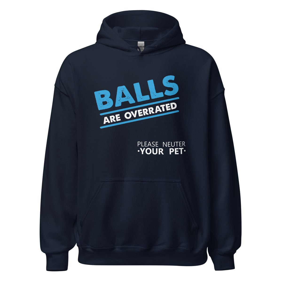 Veterinary - Balls are Overrated Unisex Hoodie-I love Veterinary