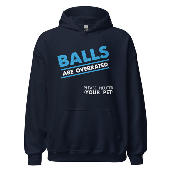 Veterinary - Balls are Overrated Unisex Hoodie-I love Veterinary