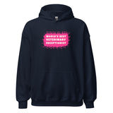 World's best veterinary receptionist color splash Unisex Hoodie-I love Veterinary