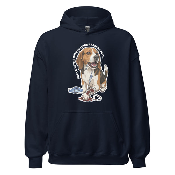 Nice catheter! Unisex Hoodie-I love Veterinary