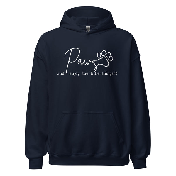 Paws and enjoy the little things Unisex Hoodie-I love Veterinary
