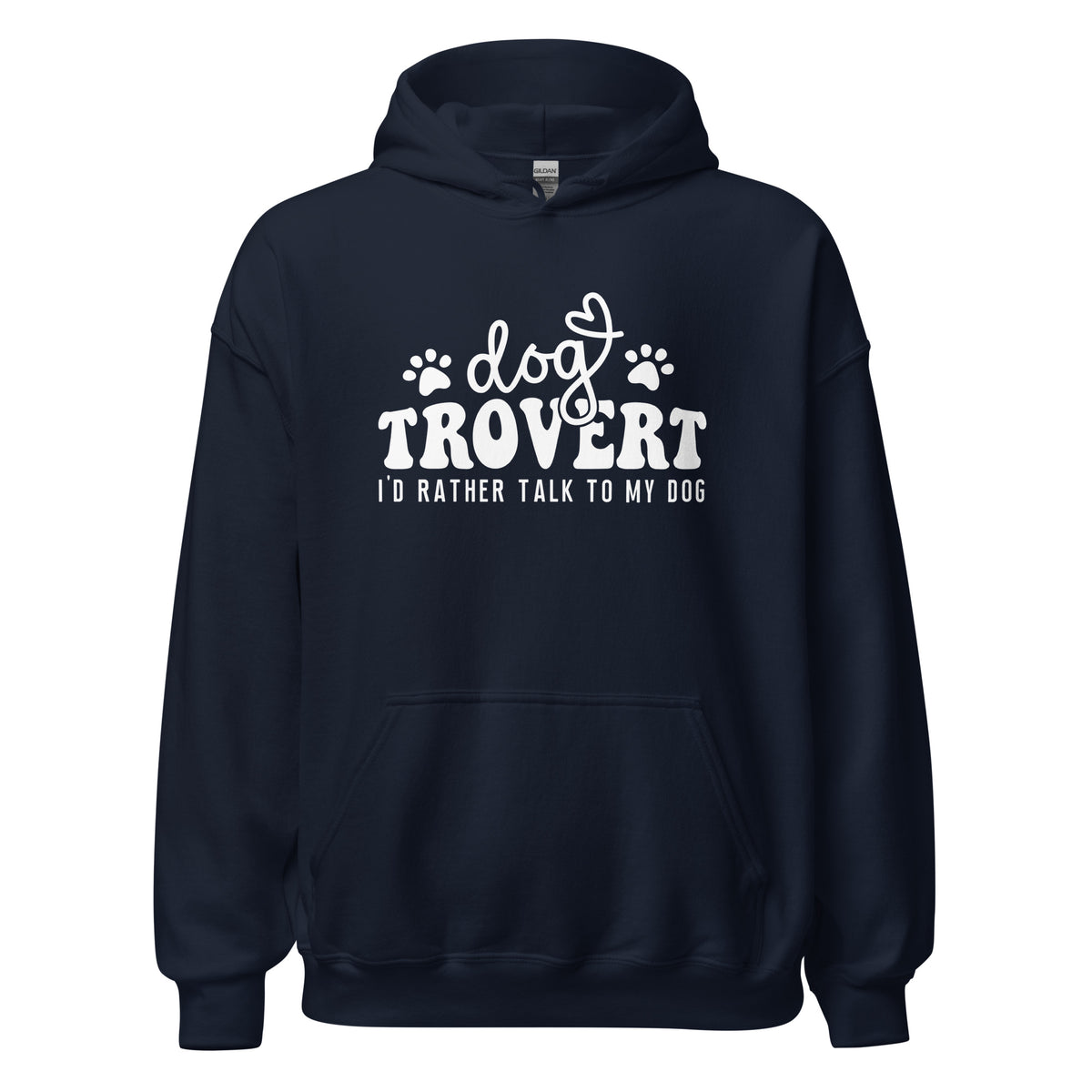 I'd rather talk to my Dog Unisex Hoodie-I love Veterinary