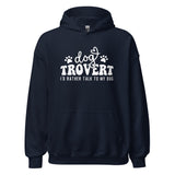 I'd rather talk to my Dog Unisex Hoodie-I love Veterinary
