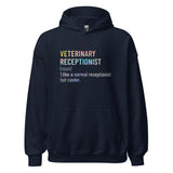 Veterinary receptionist definition Unisex Hoodie-I love Veterinary
