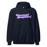 Veterinary Receptionist Unisex Hoodie-I love Veterinary
