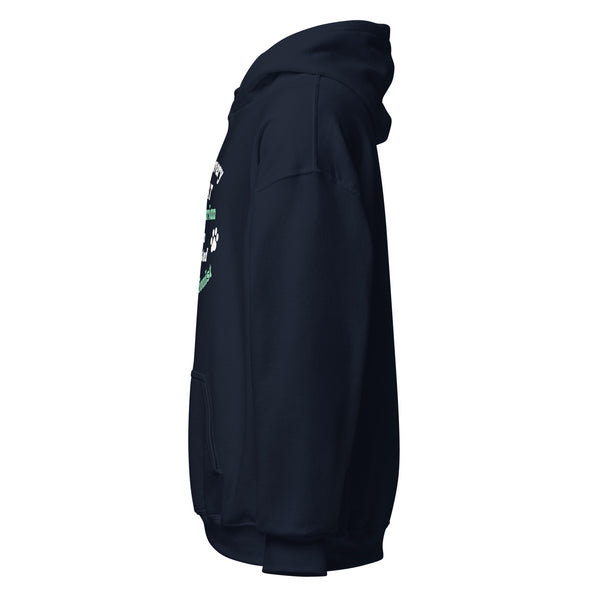 Behind every great veterinarian is an exhausted vet receptionist Unisex Hoodie-I love Veterinary