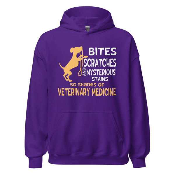 50 Shades of Veterinary Medicine Unisex Hoodie-I love Veterinary
