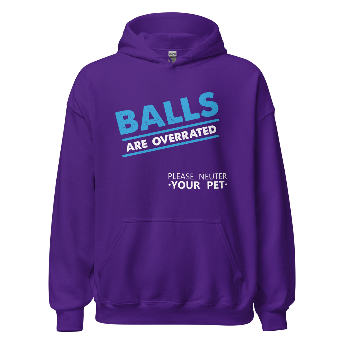 Veterinary - Balls are Overrated Unisex Hoodie-I love Veterinary