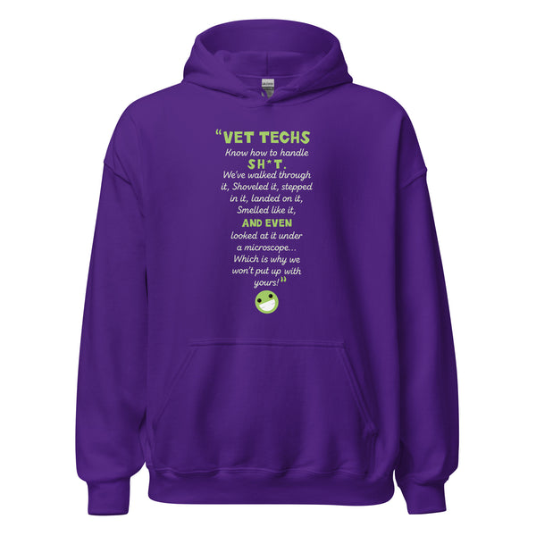 Know how to handle it Unisex Hoodie-I love Veterinary