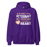 Vet Assistant work of heart - Unisex Hoodie-I love Veterinary