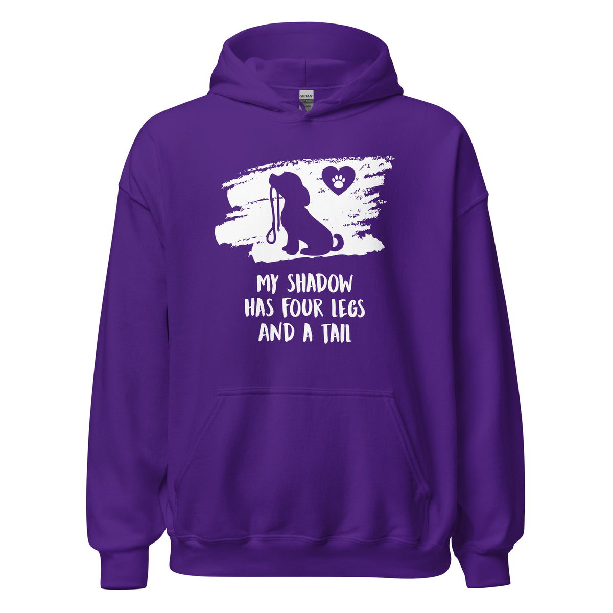 My shadow has four legs and a tail Unisex Hoodie-I love Veterinary