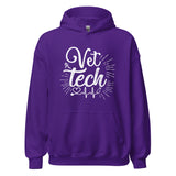 Vet Tech Stethoscope Pulse Unisex Hoodie-I love Veterinary