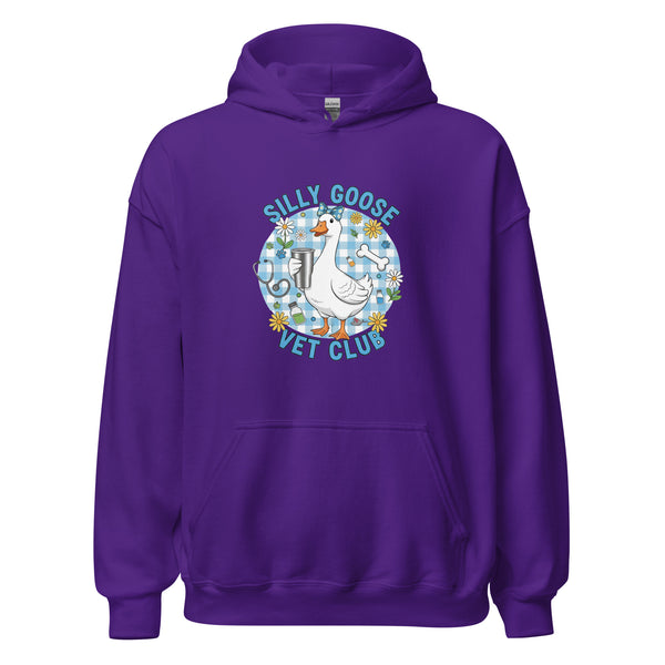 Silly Goose Vet Club Unisex Hoodie-I love Veterinary