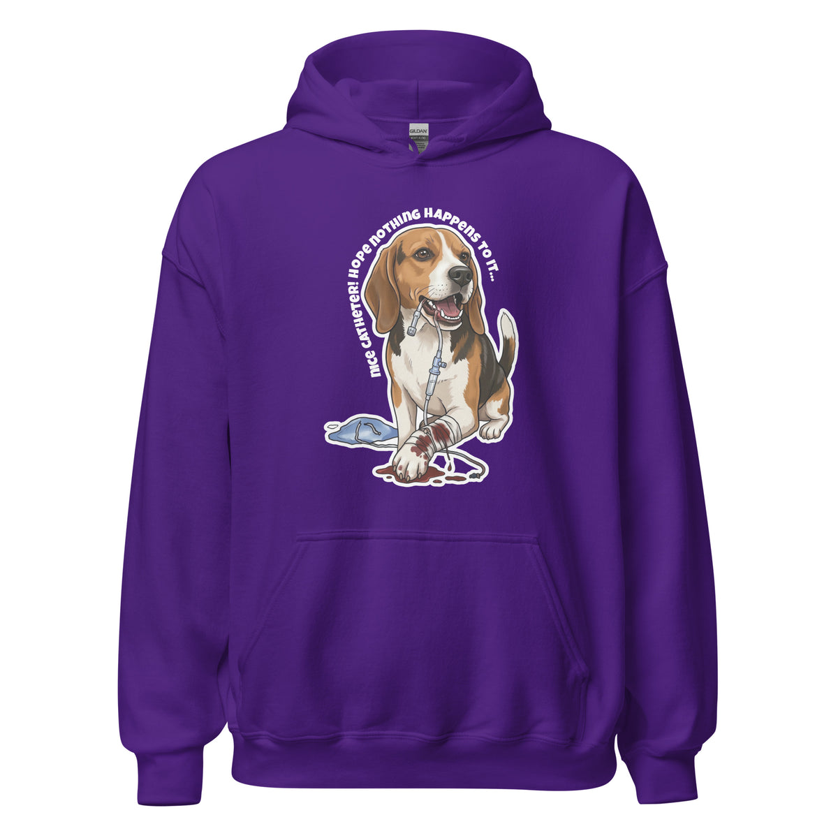 Nice catheter! Unisex Hoodie-I love Veterinary