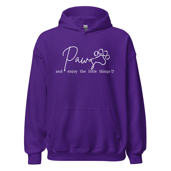 Paws and enjoy the little things Unisex Hoodie-I love Veterinary