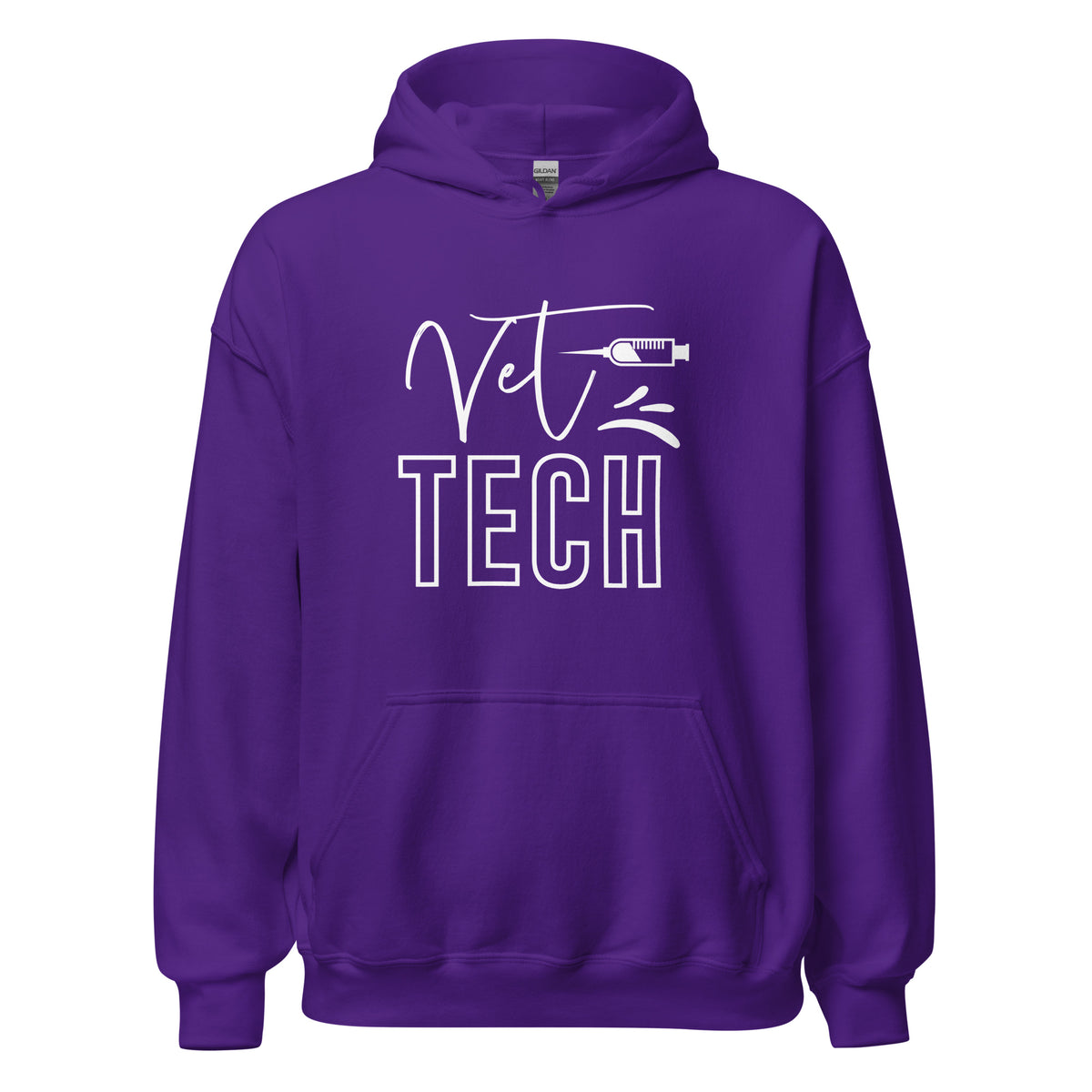 Vet Tech Needle Unisex Hoodie-I love Veterinary