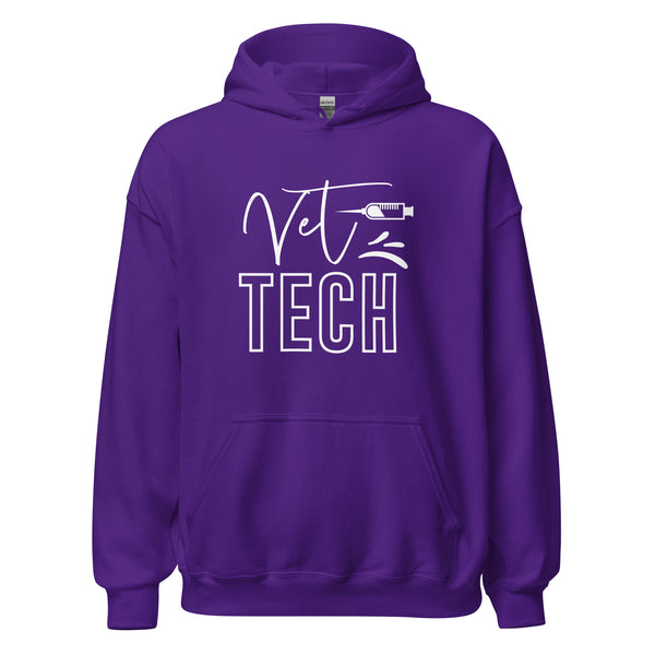 Vet Tech Needle Unisex Hoodie-I love Veterinary
