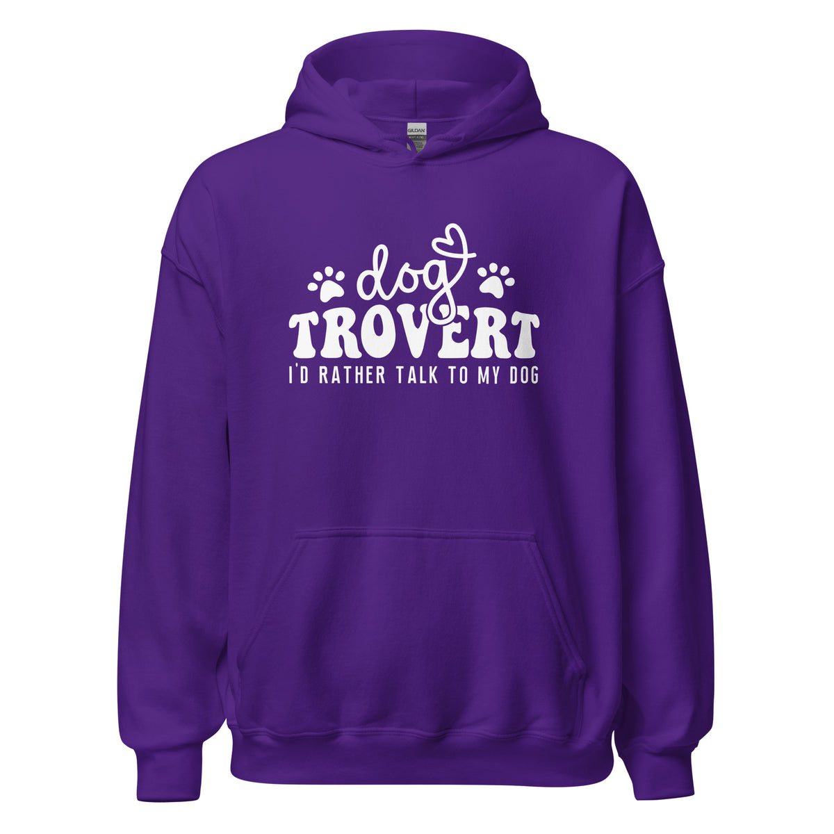 I'd rather talk to my Dog Unisex Hoodie-I love Veterinary